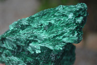 Natural Chatoyant Silky Malachite Specimens  x 2 From Congo - Toprock Gemstones and Minerals 