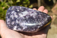 Polished Purple Lepidolite Free Forms x 2 From Zimbabwe - TopRock