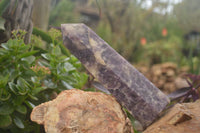 Polished Purple Lepidolite Point  x 1 From Madagascar