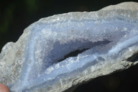 Polished Blue Lace Agate Geodes  x 6 From Nsanje, Malawi - Toprock Gemstones and Minerals 