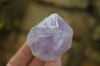 Natural Single Jacaranda Amethyst Crystals x 12 From Mumbwe, Zambia