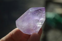 Polished Small Window Amethyst Points x 12 From Madagascar