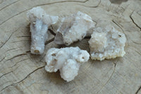 Natural Rare Hollow "Snow" Quartz Specimens (Some With Dog Tooth Calcite Crystals) x 24 From Albert Mountain, Lesotho - TopRock