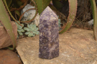 Polished  Purple Lepidolite Point x 1 From Madagascar