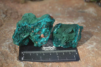 Natural Dioptase & Malachite Specimens  x 6 From Likasi, Congo