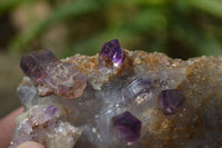 Natural Hand Made Chiredzi Amethyst Conglomerate Specimens x 6 From Chiredzi, Zimbabwe