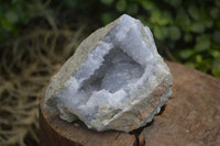 Natural Blue Lace Agate Geode Specimens  x 6 From Nsanje, Malawi - Toprock Gemstones and Minerals 