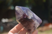 Polished Smokey Amethyst Window Quartz Crystals  x 7 From Madagascar - TopRock