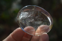 Polished Semi Optic Quartz Galet / Palm Stones x 12 From Madagascar