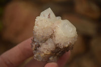 Natural White Fairy Spirit Quartz Clusters x 12 From Boekenhouthoek, South Africa