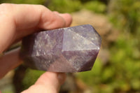 Polished Purple Lepidolite Towers With Pink Rubellite x 6 From Madagascar - TopRock