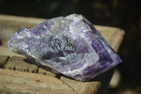 Polished "Witches Hat" Chevron Amethyst Crystals  x 4 From Madagascar - Toprock Gemstones and Minerals 