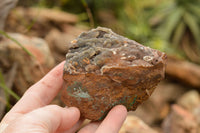 Natural Drusy Dolomite With Malachite On Hematite Matrix  x 4 From Kakanda, Congo - TopRock