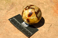 Polished Septarian (Calcite & Aragonite) Spheres  x 6 From Mahajanga, Madagascar - TopRock