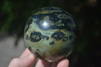 Polished Stromatolite / Kambamba Jasper Spheres  x 4 From Madagascar - Toprock Gemstones and Minerals 