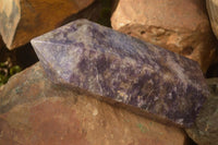 Polished  Purple Lepidolite Point x 1 From Madagascar