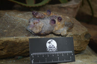 Natural Hand Made Chiredzi Amethyst Conglomerate Specimens x 6 From Chiredzi, Zimbabwe