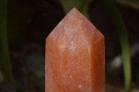 Polished Orange Twist Calcite Tower x 1 From Maevantanana, Madagascar