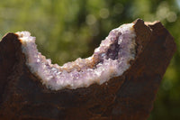 Natural Dark Amethyst Geodes In Basalt  x 2 From Zululand, South Africa - TopRock