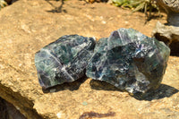 Natural Cobbed Watermelon Fluorite Specimens  x 5 From Uis, Namibia - TopRock