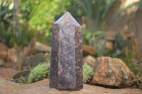 Polished  Purple Lepidolite Point x 1 From Madagascar