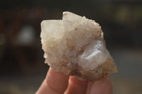 Natural White Fairy Spirit Quartz Clusters x 12 From Boekenhouthoek, South Africa