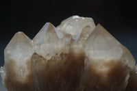 Natural Cascading White Phantom Smokey Quartz Clusters  x 3 From Luena, Congo - Toprock Gemstones and Minerals 