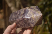 Polished  Purple Lepidolite Point x 1 From Madagascar