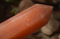 Polished Orange Twist Calcite Tower x 1 From Maevantanana, Madagascar