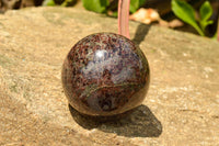 Polished Matrix Pyrope Garnet Spheres  x 3 From Madagascar - TopRock