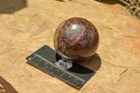 Polished Matrix Pyrope Garnet Spheres  x 3 From Madagascar - TopRock