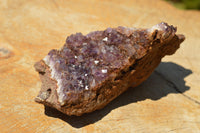 Natural Dark Amethyst Geodes In Basalt  x 2 From Zululand, South Africa - TopRock