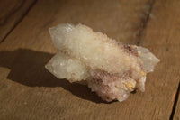 Natural White Fairy Spirit Quartz Clusters x 12 From Boekenhouthoek, South Africa