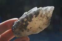 Natural Drusy Quartz Coated Fluorescent Peach Calcite Crystal Specimens  x 12 From Alberts Mountain, Lesotho - Toprock Gemstones and Minerals 