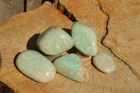 Polished Affordable Kobi Blue Amazonite Free Forms  x 12 From Zimbabwe - TopRock