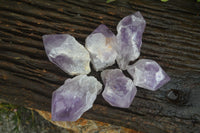 Polished Single Jacaranda Amethyst Crystals  x 6 From Zambia - Toprock Gemstones and Minerals 