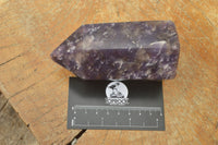 Polished Deep Purple Gemmy Lepidolite Crystals With Pink Tourmaline Inclusions In One  x 2 From Madagascar - TopRock