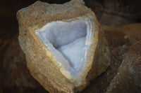 Natural Blue Lace Agate Geode Specimens  x 3 From Malawi - Toprock Gemstones and Minerals 