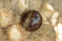 Polished Matrix Pyrope Garnet Spheres  x 3 From Madagascar - TopRock