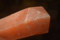 Polished Orange Twist Calcite Tower x 1 From Maevantanana, Madagascar