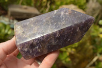 Polished Deep Purple Gemmy Lepidolite Crystals With Pink Tourmaline Inclusions In One  x 2 From Madagascar - TopRock