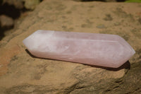 Polished Double Terminated Pink Rose Quartz Points  x 4 From Ambatondrazaka, Madagascar - TopRock