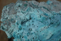 Natural Blue Chrysocolla On Silky Malachite Matrix Specimen x 1 From Kulukuluku, Congo - Toprock Gemstones and Minerals 