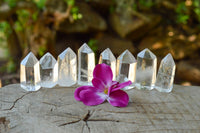 Polished Clear Quartz Crystal Points x 24 From Madagascar - TopRock