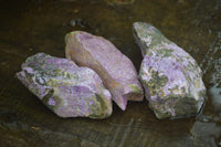 Natural Rough Stichtite Cobbed Specimens x 24 From Barberton, South Africa