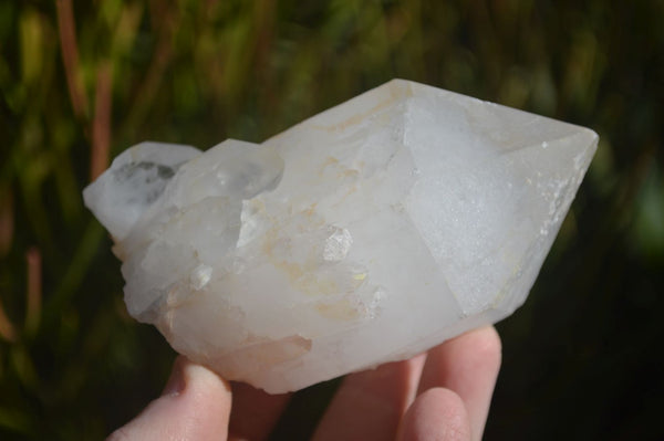 Natural Large White Quartz Crystals  x 6 From Madagascar