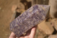 Polished  Purple Lepidolite Point x 1 From Madagascar