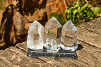 Polished Clear Quartz Crystal Points x 24 From Madagascar - TopRock