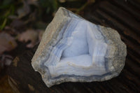 Natural Blue Lace Agate Geode Specimens  x 6 From Nsanje, Malawi - Toprock Gemstones and Minerals 