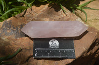 Polished Double Terminated Pink Rose Quartz Points  x 4 From Ambatondrazaka, Madagascar - TopRock